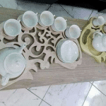 Charola para té - Vector descarganle para corte CNC y grabado laser gratis | Stanser