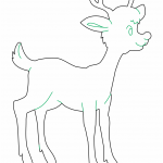 Reno caricaturizado - Vector descarganle para corte CNC y grabado laser gratis | Stanser