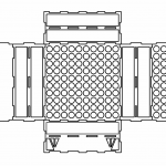 Organizador para 100 plumones - Vector descarganle para corte CNC y grabado laser gratis | Stanser