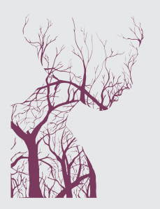 Árbol «Silueta de mujer»