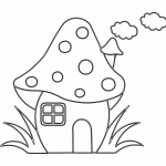 Casa de hongo - Vector descarganle para corte CNC y grabado laser gratis | Stanser