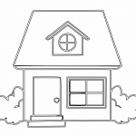 Casa de ventana redonda - Vector descarganle para corte CNC y grabado laser gratis | Stanser