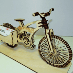 Tarjetero "Bicicleta" - Vector descarganle para corte CNC y grabado laser gratis | Stanser
