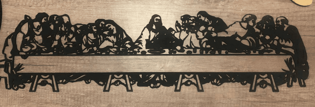Grabado «Última cena» — vector para corte CNC