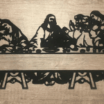 Grabado "Última cena" - Vector SVG DXF para CNC Router y Laser CO2 - Descargable gratis | Stanser