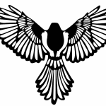 Ave en vuelo - Vector descarganle para corte CNC y grabado laser gratis | Stanser