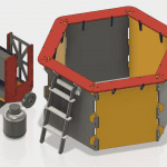 Alberca 3D - Vector SVG DXF para CNC Router y Laser CO2 - Descargable gratis | Stanser