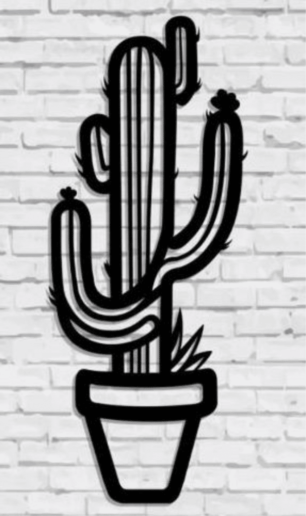 Cactus — vector para corte CNC