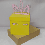 Caja de unicornio - Vector SVG DXF para CNC Router y Laser CO2 - Descargable gratis | Stanser