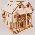 Casas de madera - Vector descarganle para corte CNC y grabado laser gratis | Stanser