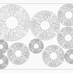 Círculos para pared - Vector SVG DXF para CNC Router y Laser CO2 - Descargable gratis | Stanser