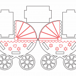 Carriola antigua - Vector descarganle para corte CNC y grabado laser gratis | Stanser