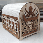 Cofre Pirata - Vector SVG DXF para CNC Router y Laser CO2 - Descargable gratis | Stanser