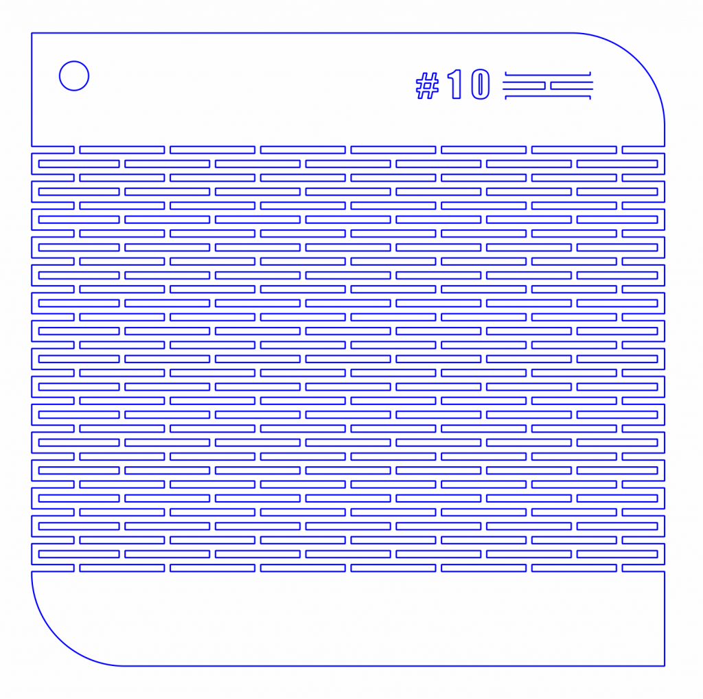 Contrachapado flexible — vector para corte CNC