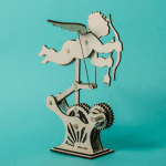 Cupido volador - Vector descarganle para corte CNC y grabado laser gratis | Stanser