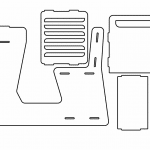 Escritorio infantil - Vector descarganle para corte CNC y grabado laser gratis | Stanser