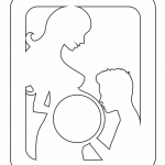 Cuadro "Embarazo" - Vector descarganle para corte CNC y grabado laser gratis | Stanser