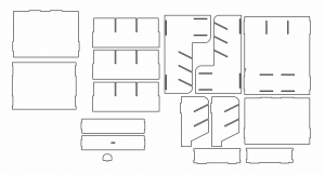 Miniorganizador 25x30cm
