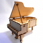 Piano de cola - Vector SVG DXF para CNC Router y Laser CO2 - Descargable gratis | Stanser