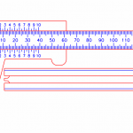 Calibrador Vernier 2 - Vector descarganle para corte CNC y grabado laser gratis | Stanser