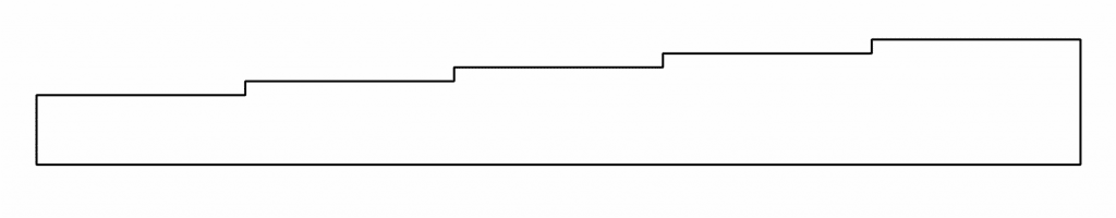 Regleta — vector para corte CNC