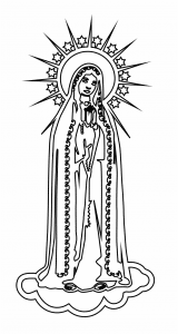 Virgen de estrellas
