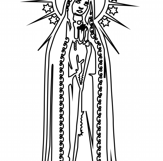 Virgen de estrellas