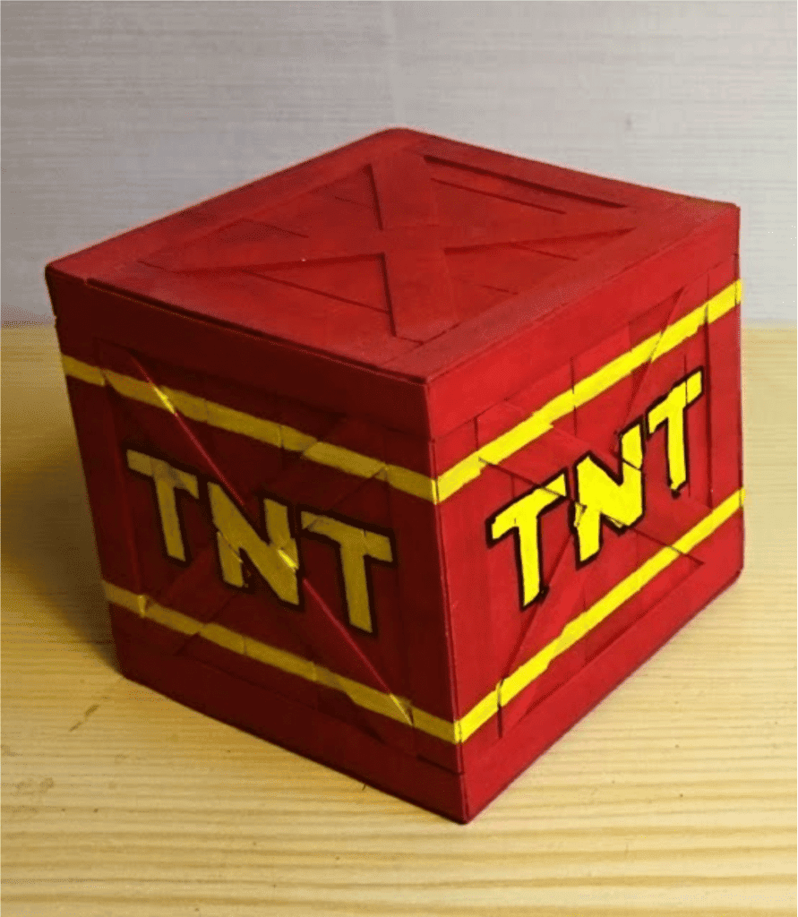 Alcancía «TNT» — vector para corte CNC