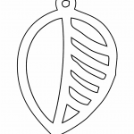Aretes con diseño de hoja 11 - Vector SVG DXF para Laser CO2 - Descargable gratis | Stanser