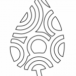 Aretes con diseño de hoja 17 - Vector SVG DXF para Laser CO2 - Descargable gratis | Stanser