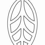 Arete con diseño de hoja 3 - Vector SVG DXF para Laser CO2 - Descargable gratis | Stanser