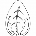 Aretes con diseño de hoja 33 - Vector SVG DXF para Laser CO2 - Descargable gratis | Stanser