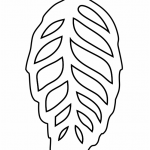 Arete con diseño de hoja 6 - Vector SVG DXF para Laser CO2 - Descargable gratis | Stanser