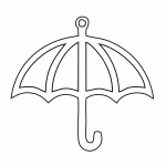 Aretes "Paraguas" - Vector SVG DXF para Laser CO2 - Descargable gratis | Stanser