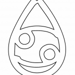Aretes "Cáncer" - Vector SVG DXF para Laser CO2 - Descargable gratis | Stanser