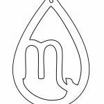 Aretes "Escorpión" - Vector SVG DXF para Laser CO2 - Descargable gratis | Stanser