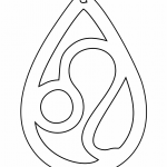 Aretes "Leo" - Vector SVG DXF para Laser CO2 - Descargable gratis | Stanser