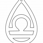 Aretes "Libra" - Vector SVG DXF para Laser CO2 - Descargable gratis | Stanser