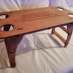 Mesa de cama para portátiles - Vector descarganle para corte CNC y grabado laser gratis | Stanser