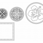 Bases para crochet - Vector SVG DXF para CNC Router y Laser CO2 - Descargable gratis | Stanser