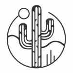 Cactus en el desierto - Vector descarganle para corte CNC y grabado laser gratis | Stanser