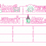 Caja calada para celebraciones - Vector SVG DXF para CNC Router y Laser CO2 - Descargable gratis | Stanser
