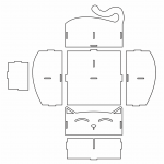 Caja con forma de gato - Vector SVG DXF para CNC Router y Laser CO2 - Descargable gratis | Stanser