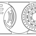 Calendario Circular - Vector SVG DXF para CNC Router y Laser CO2 - Descargable gratis | Stanser