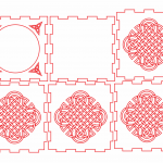 Caja "Nudo Celta" - Vector SVG DXF para CNC Router y Laser CO2 - Descargable gratis | Stanser