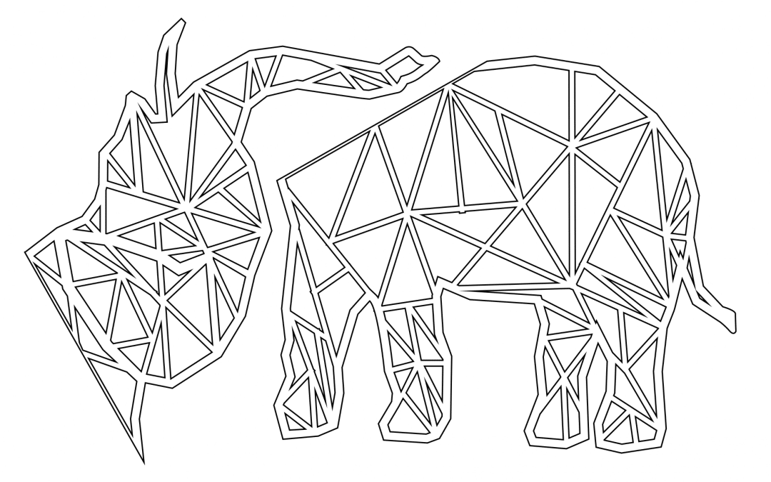 Rinoceronte geométrico