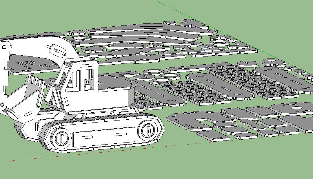 Excavadora 3D