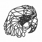 Loro Geométrico - Vector descarganle para corte CNC y grabado laser gratis | Stanser