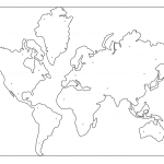 Mapa Mundi retroiluminado - Vector SVG DXF para CNC Router y Laser CO2 - Descargable gratis | Stanser