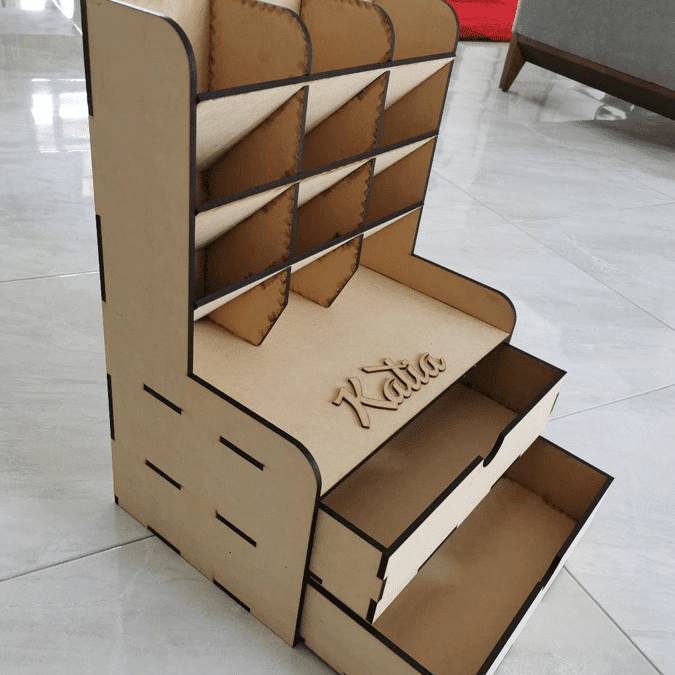 Organizador con doble cajón